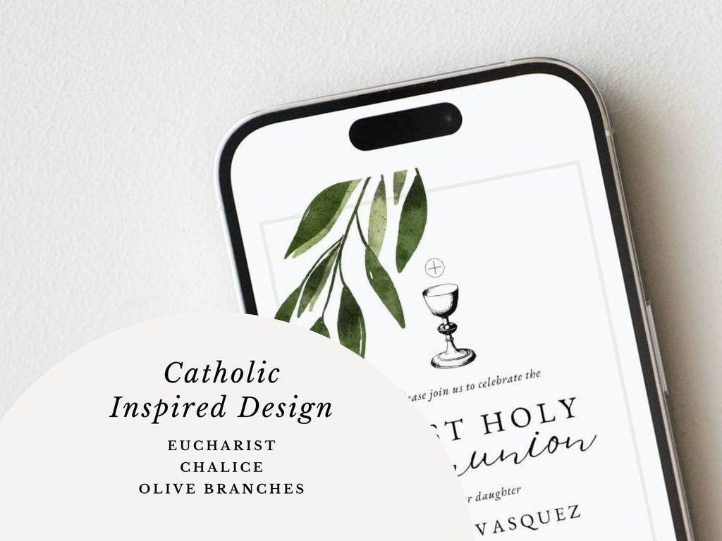 First Holy Communion Invitation Template