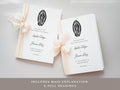 Guadalupe Full Readings & Explanation Wedding Program Template