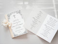 Roses Bifold Wedding Program Template